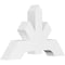 Ekena Millwork Vanguard Architectural Grade PVC Gable Bracket, 48"W x 30"H x 6"D x 6"F, 15/12 Pitch GBP048X30X0606VAN00 - alternate 1